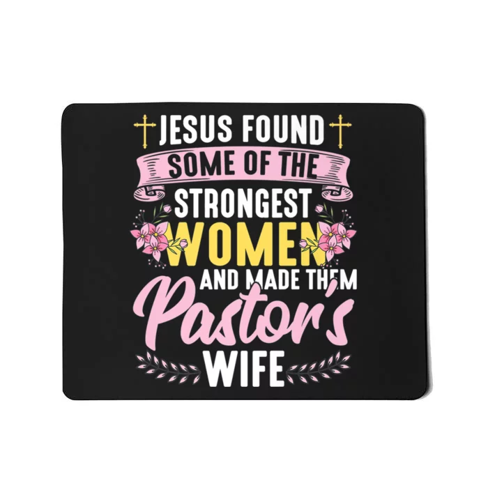 Pastor Wife Appreciation Church Christian Pastor Wife Premium Mousepad