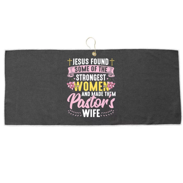 Pastor Wife Appreciation Church Christian Pastor Wife Premium Large Microfiber Waffle Golf Towel