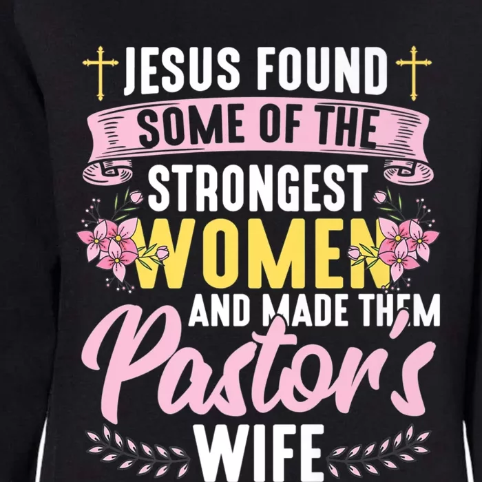 Pastor Wife Appreciation Church Christian Pastor Wife Premium Womens California Wash Sweatshirt