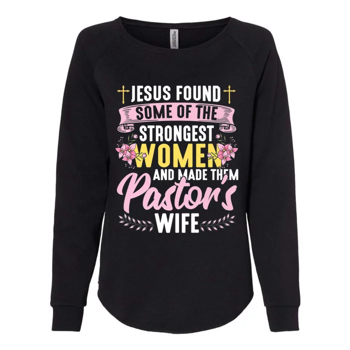 Pastor Wife Appreciation Church Christian Pastor Wife Premium Womens California Wash Sweatshirt