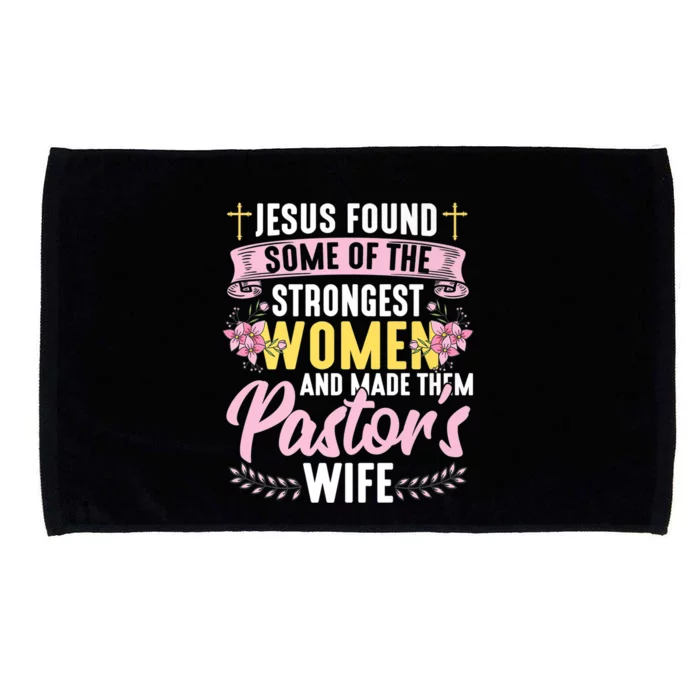 Pastor Wife Appreciation Church Christian Pastor Wife Premium Microfiber Hand Towel