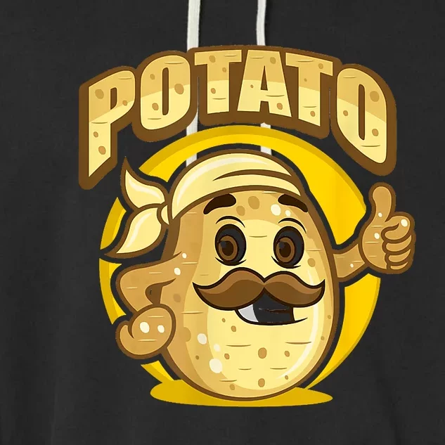 Potato With An E Garment-Dyed Fleece Hoodie