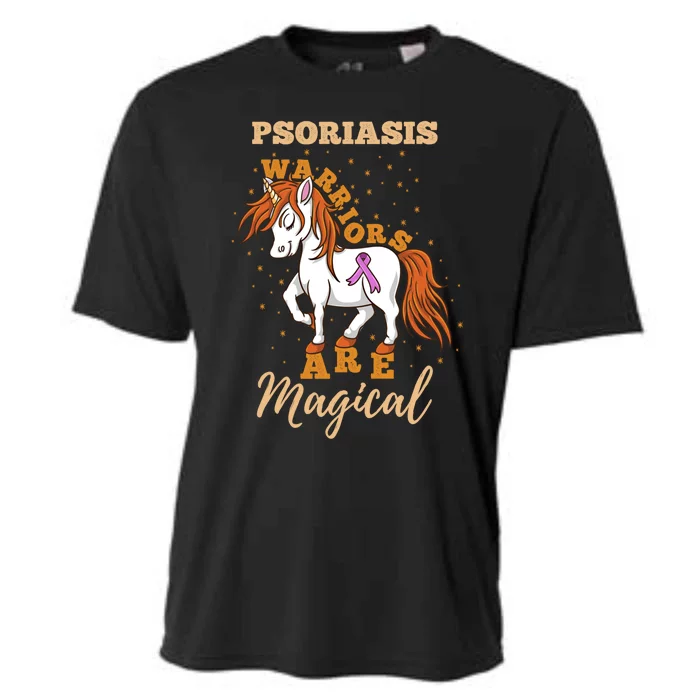 Psoriasis Warriors Are Magical Psoriasis Awareness Gift Cooling Performance Crew T-Shirt