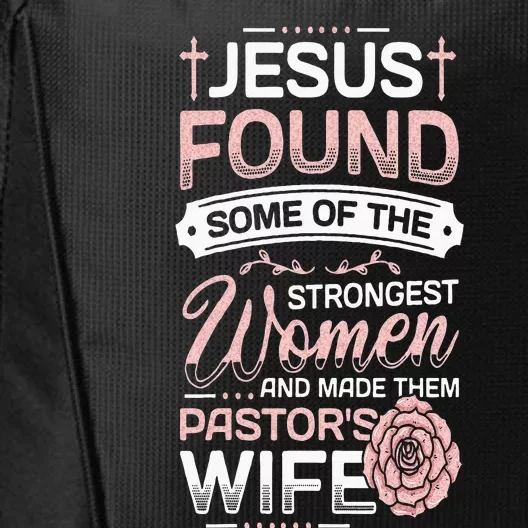 Pastor Wife Appreciation Church Christian Pastor Wife City Backpack