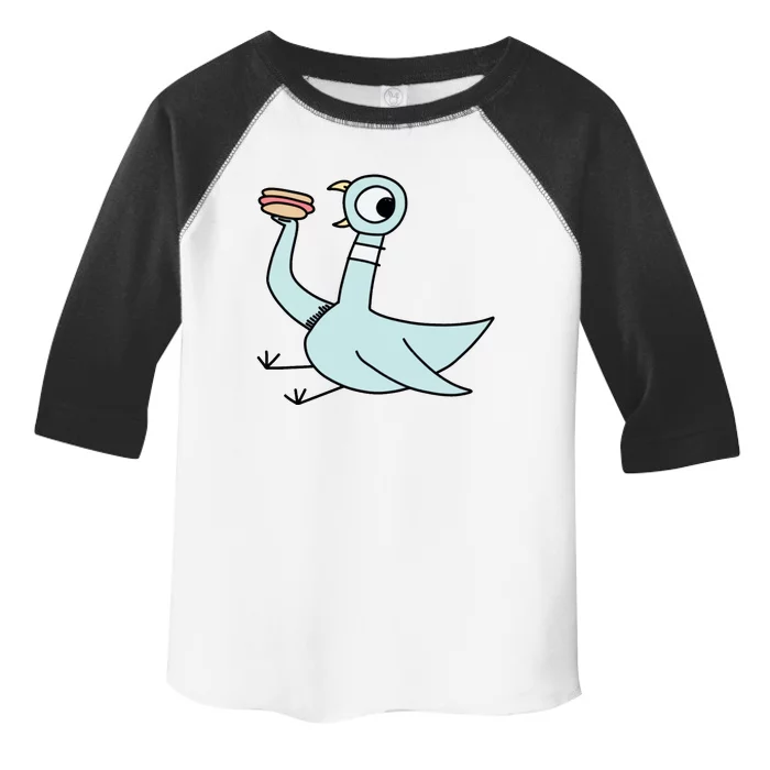 Pigeon With A Hotdog Fan Art Toddler Fine Jersey T-Shirt