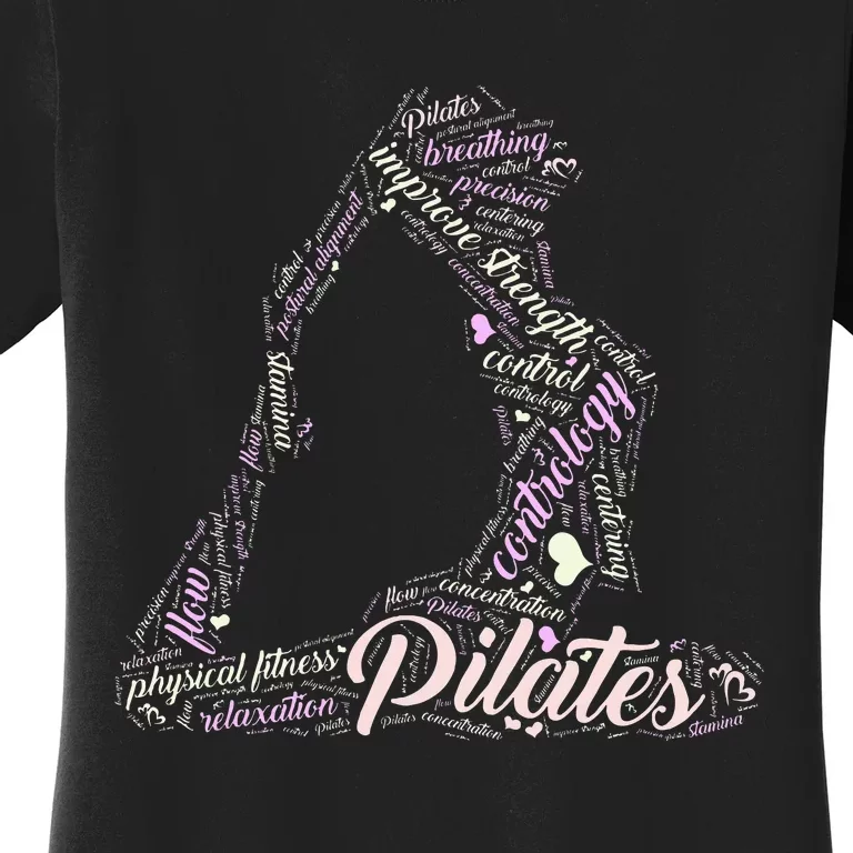 Pilates Wordcloud B Women's T-Shirt