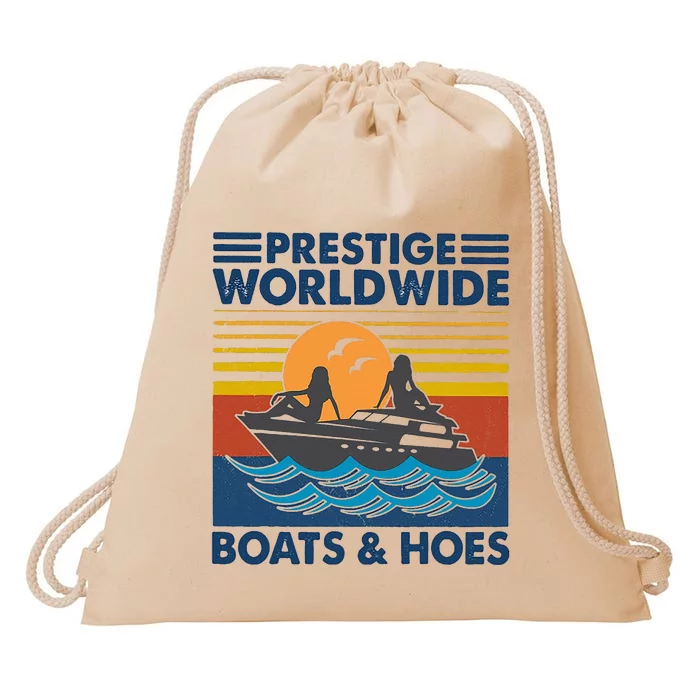 Prestige Worldwide Boats And Hoes Drawstring Bag