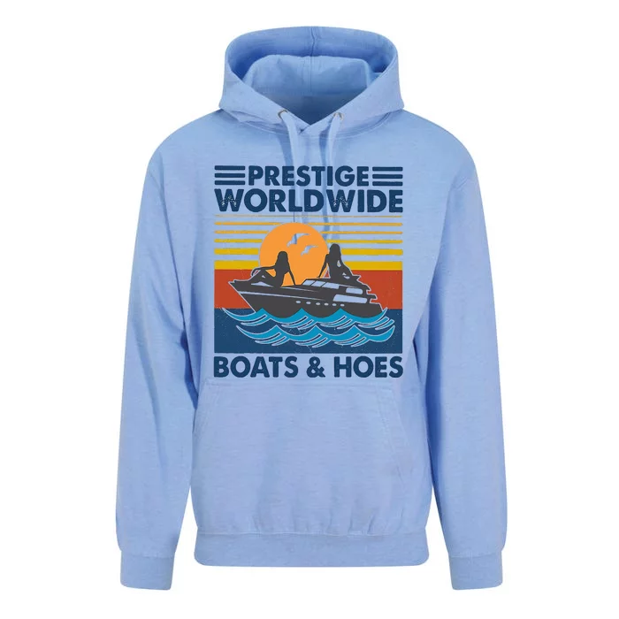 Prestige Worldwide Boats And Hoes Unisex Surf Hoodie