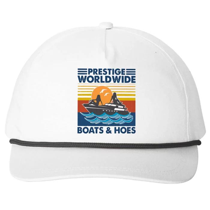 Prestige Worldwide Boats And Hoes Snapback Five-Panel Rope Hat