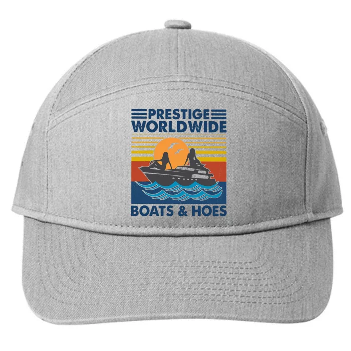 Prestige Worldwide Boats And Hoes 7-Panel Snapback Hat