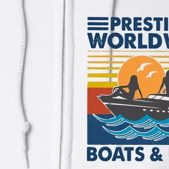 Prestige Worldwide Boats And Hoes Full Zip Hoodie