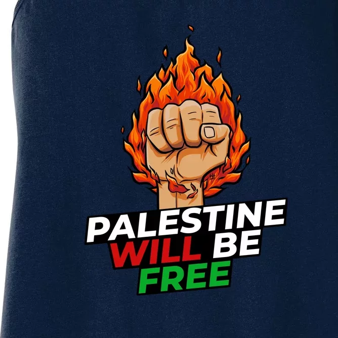 Palestine Will Be Free Women's Racerback Tank