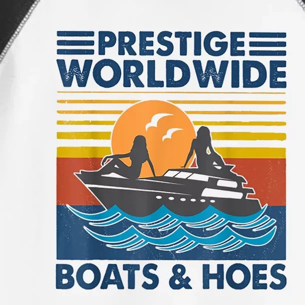 Prestige Worldwide Boats And Hoes Retro Vintage Toddler Fine Jersey T-Shirt