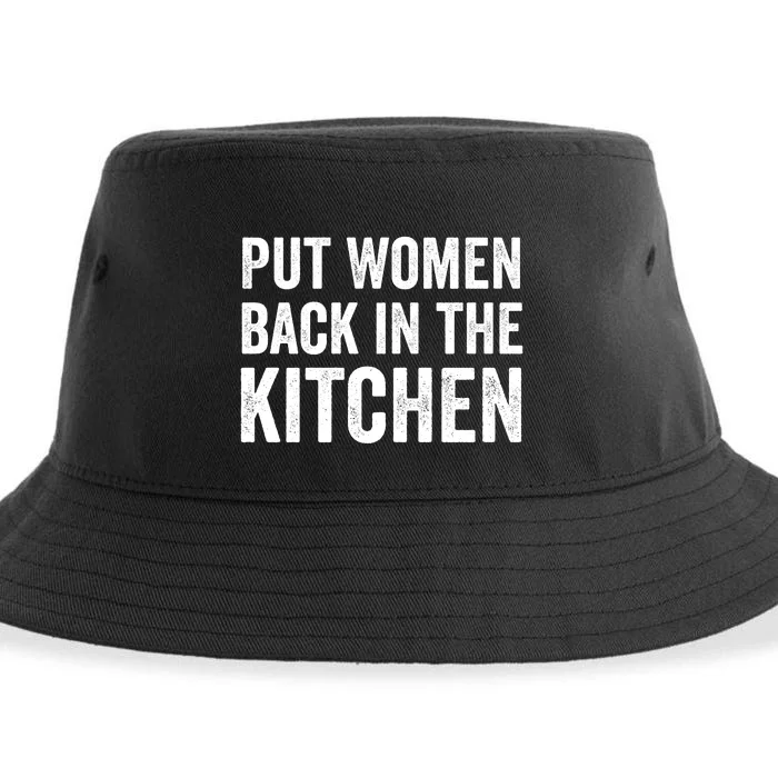 Put Woman Back In The Kitchen Sustainable Bucket Hat