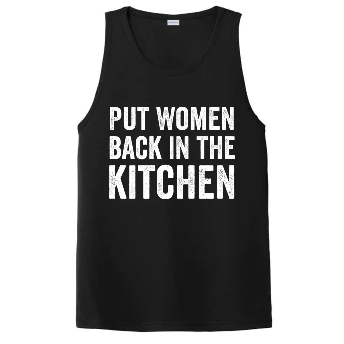 Put Woman Back In The Kitchen Performance Tank