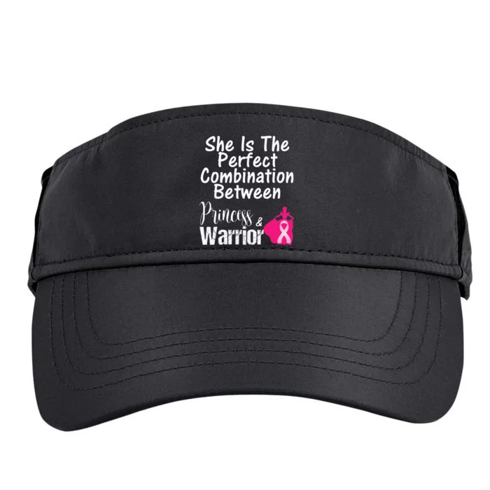 Princess Warrior Breast Cancer Survivor Gift Adult Drive Performance Visor