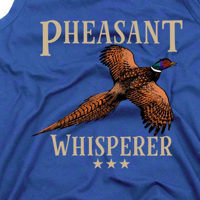 Pheasant Whisperer Beautiful Pheasant Design Funny Gift Tank Top