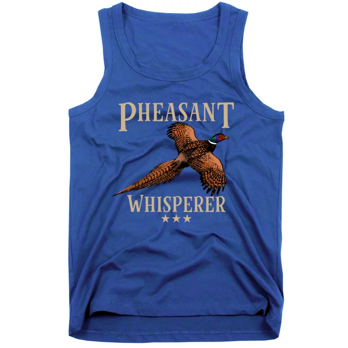 Pheasant Whisperer Beautiful Pheasant Design Funny Gift Tank Top