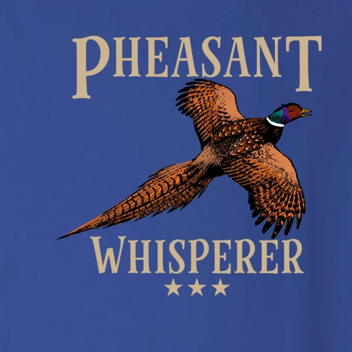 Pheasant Whisperer Beautiful Pheasant Design Funny Gift Toddler Long Sleeve Shirt