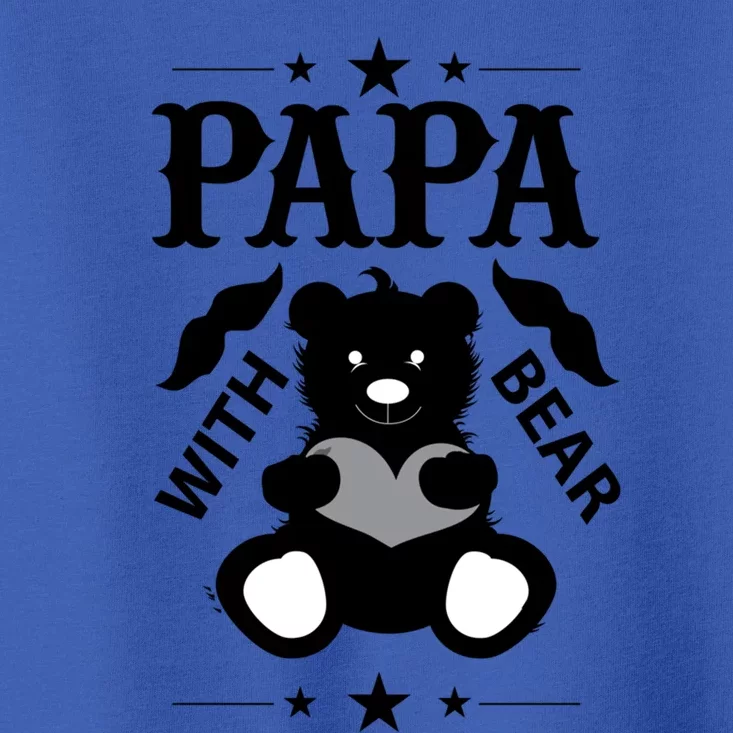 Papa With Bear Gift Toddler T-Shirt