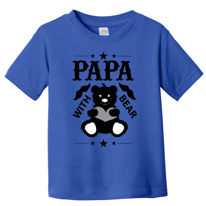 Papa With Bear Gift Toddler T-Shirt