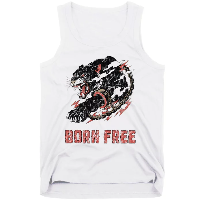 Panther With Chain Black History Month African American Tank Top