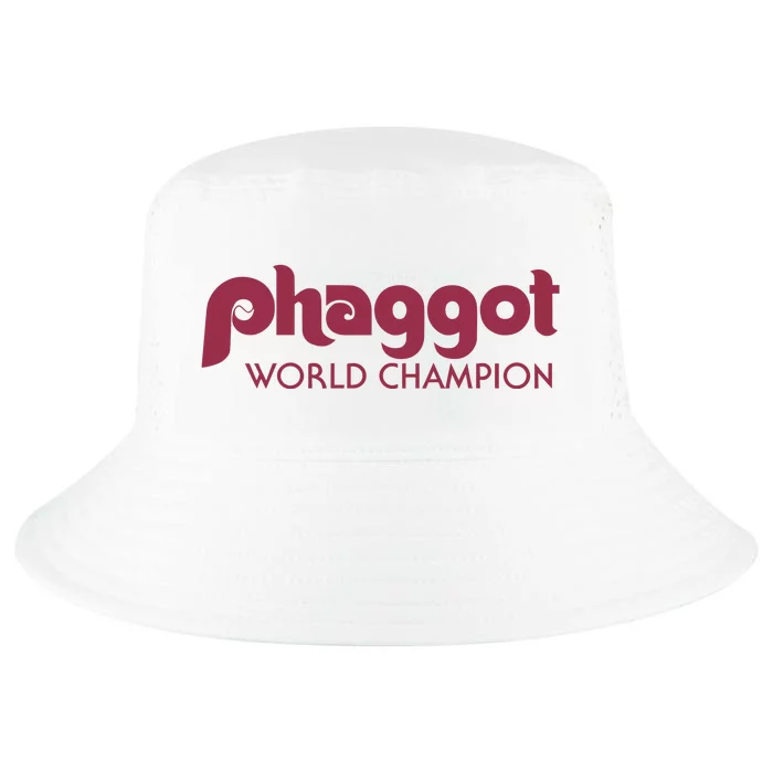 Phaggot World Champion Cool Comfort Performance Bucket Hat