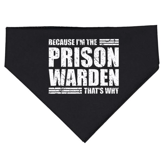 Prison Warden Costume Jail Corrections Officer Halloween USA-Made Doggie Bandana