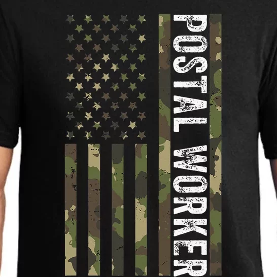 Postal Worker Camouflage American Flag Us Postal Service Pajama Set