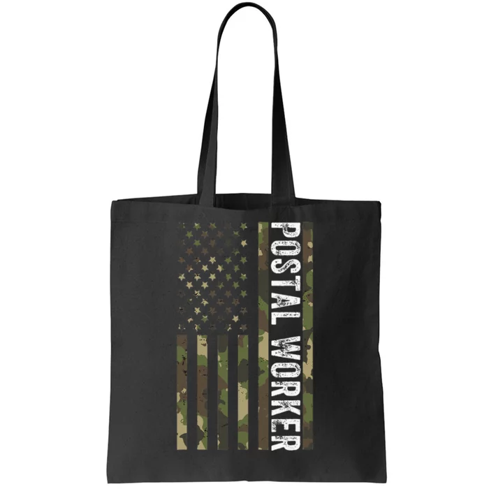 Postal Worker Camouflage American Flag Us Postal Service Tote Bag