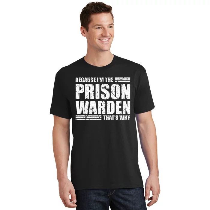 Prison Warden Costume Jail Corrections Officer Halloween T-Shirt