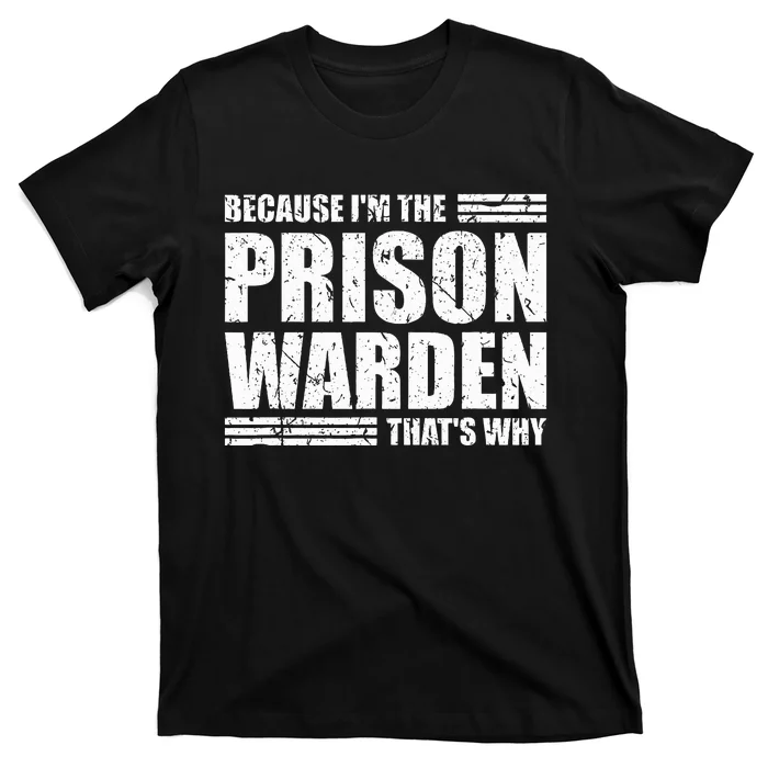 Prison Warden Costume Jail Corrections Officer Halloween T-Shirt