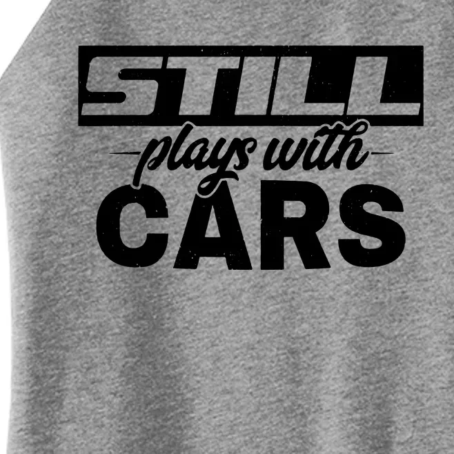 Plays With Cars Mechanic Women’s Perfect Tri Rocker Tank