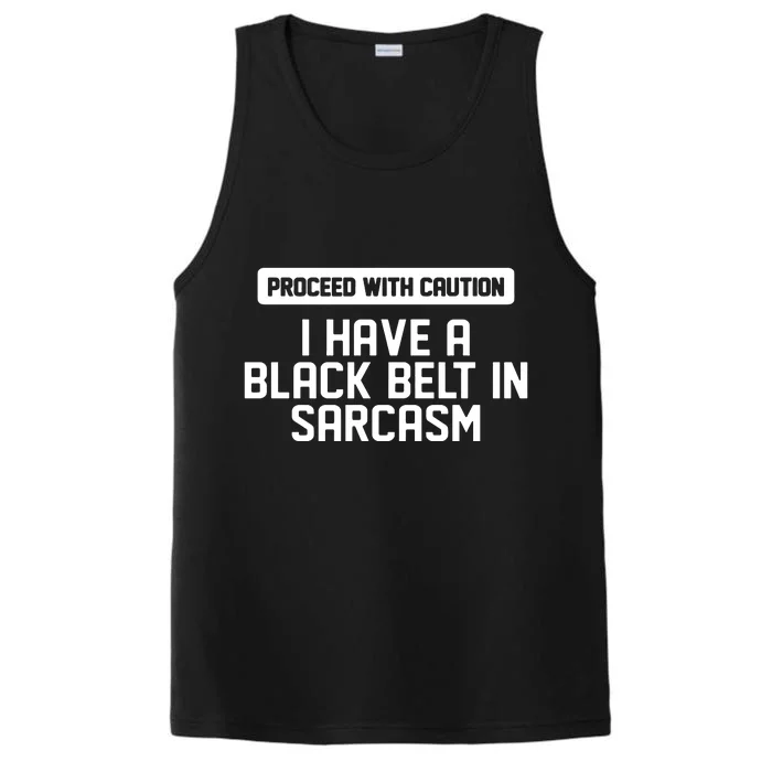 Proceed With Caution Performance Tank