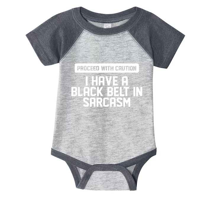 Proceed With Caution Infant Baby Jersey Bodysuit