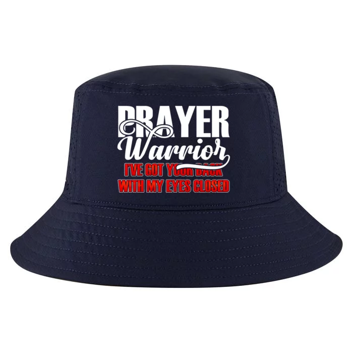 Prayer Warrior Cool Gift Bible Verse Christian Gift Cool Comfort Performance Bucket Hat