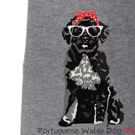 Portuguese Water Dog Mom Retro Mothers Day Gift Idea Doggie 3-End Fleece Hoodie