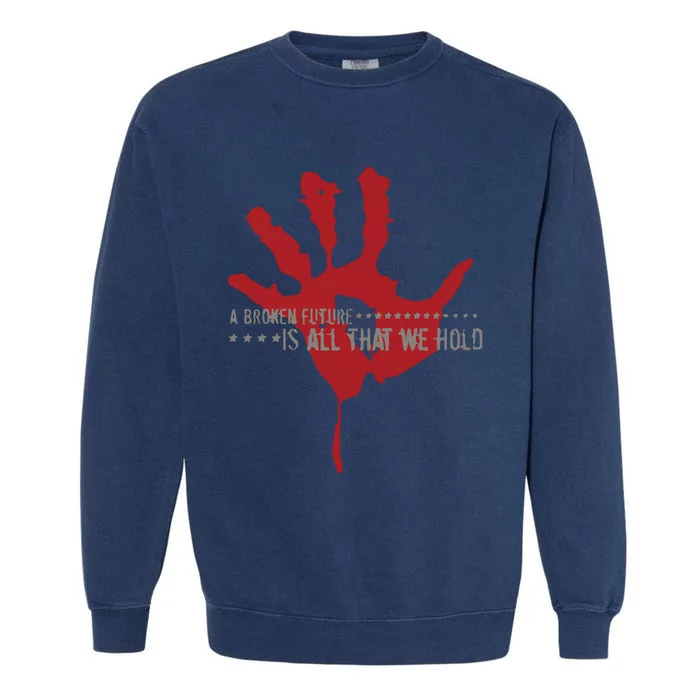 Park Way Drive Blood Stained Memories Garment-Dyed Sweatshirt