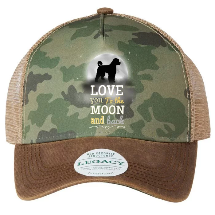 Portuguese Water Dog Love To The Moon Gift Legacy Tie Dye Trucker Hat