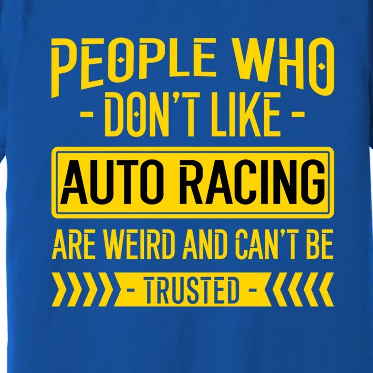 People Who Don't Like People Who Don't Like Auto Racing Funny Gift Premium T-Shirt