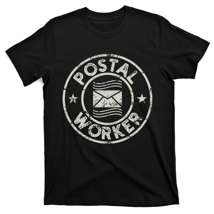 Postal Worker Delivery Service Post Office World Post Day T-Shirt