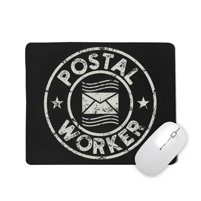 Postal Worker Delivery Service Post Office World Post Day Mousepad