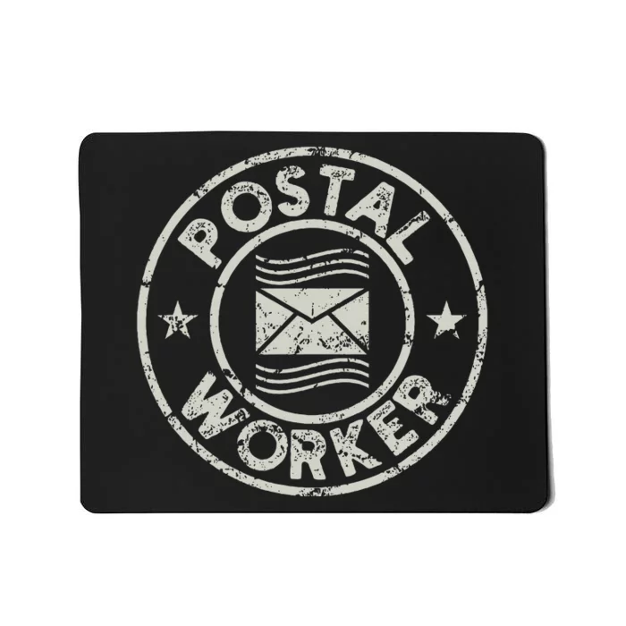 Postal Worker Delivery Service Post Office World Post Day Mousepad