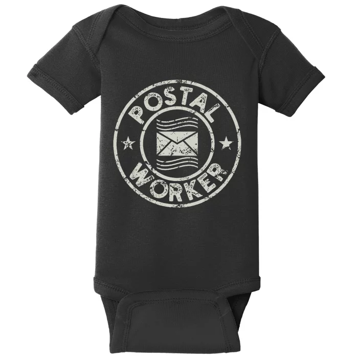 Postal Worker Delivery Service Post Office World Post Day Baby Bodysuit