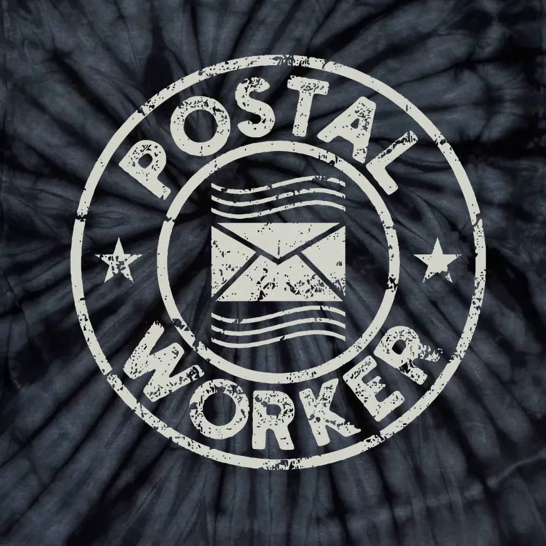 Postal Worker Delivery Service Post Office World Post Day Tie-Dye T-Shirt