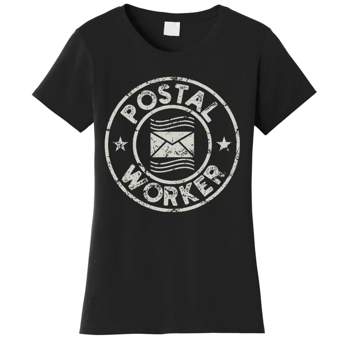 Postal Worker Delivery Service Post Office World Post Day Women's T-Shirt