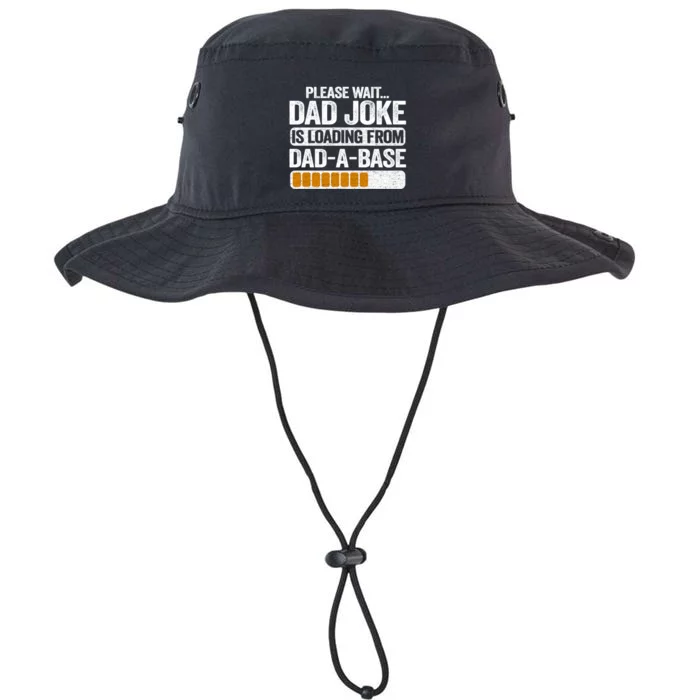 Please Wait Dad Joke Is Loading From Dadabase Best Dad Gift Legacy Cool Fit Booney Bucket Hat