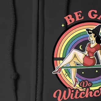 Prideful Witchcraft Embrace Your Authenticity Full Zip Hoodie