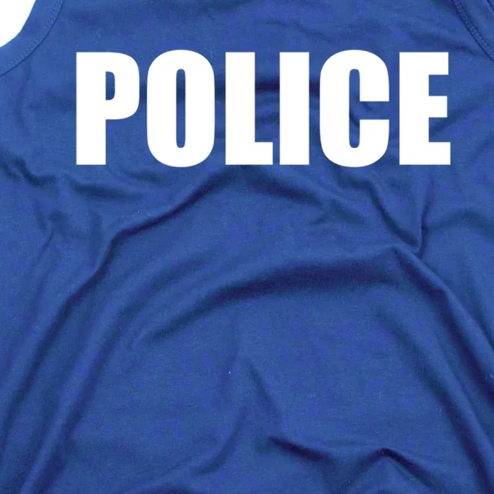 Police Work Employee Military Uniform Security Gift Tank Top