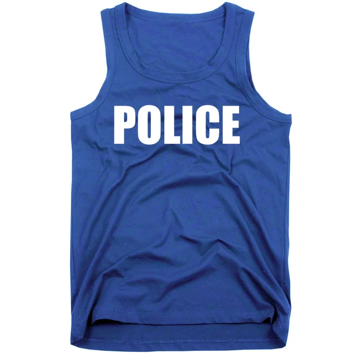 Police Work Employee Military Uniform Security Gift Tank Top